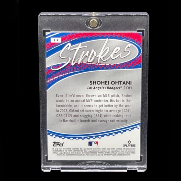 🔥💥📈SHOHEI OHTANI BASEBALL CARD • TOPPS CHROME REFRACTOR SP - Picture 4 of 4